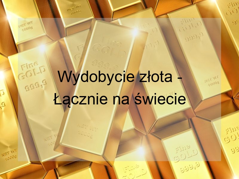 Wydobycie złota – Łącznie na świecie